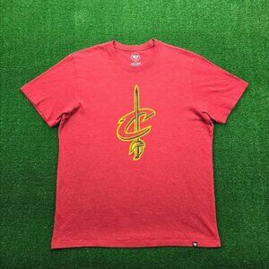 Cleveland Cavaliers Tshirt Men Large Red Short Sleeve CAVS NBA Basketball Sports